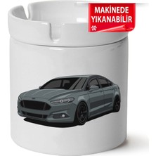 Çakılap Ford Mondeo Mk5 Baskılı Porselen At-Söndür Küllük (Kl-Otmbl-Frd)