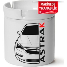 Çakılap Opel Astra K Baskılı Porselen At-Söndür Küllük (Kl-Otmbl-Opl)