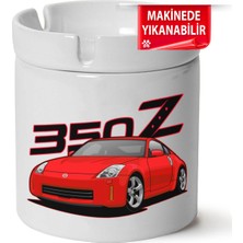 Çakılap Nissan 350Z Baskılı Porselen At-Söndür Küllük (Kl-Otmbl-Nssn)