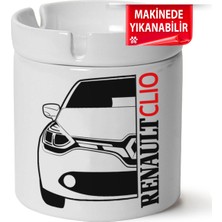 Çakılap Renault Clio 4 Baskılı Porselen At-Söndür Küllük (Kl-Otmbl-Rnlt)
