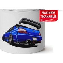 Çakılap Subaru Baskılı Porselen At-Söndür Küllük (Kl-Otmbl-Sbr)