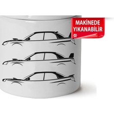 Çakılap Subaru Baskılı Porselen At-Söndür Küllük (Kl-Otmbl-Sbr)