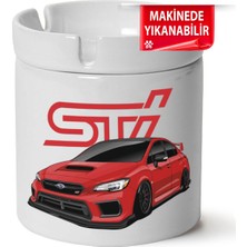 Çakılap Subaru Baskılı Porselen At-Söndür Küllük (Kl-Otmbl-Sbr)