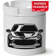Toyota Corolla E210 Baskılı Porselen At-Söndür Küllük (Kl-Otmbl-)