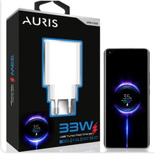 33W Type-C Hızlı Şarj Aleti Usb-Typec Kablo Super Fast Mi Turbo 3.4A