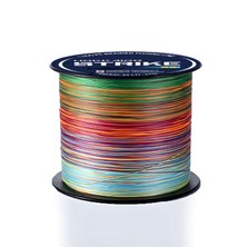 Hokkaido Strike X8-0.14 mm 8 Katlı 300 Metre Multicolour,çok Renkli Ip,örgü,ipek Misina