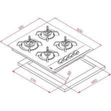 Teka Beyaz Ankastre Set (Tvt 60-Gbc 64002 Kbc Wh - Hak 629 Wh)