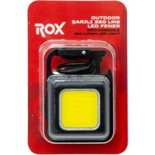 Rox Wood Şarjlı 350 Lms LED Fener