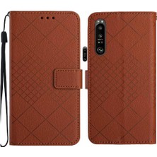 YH Market Sony Xperia 1 Vi Için Flip Case Manyetik Kapak Cüzdan Pu Deri Kart Yuvası (Yurt Dışından)