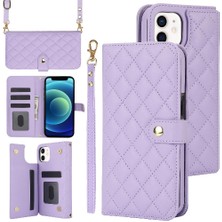 YH Market Iphone 12/12 Pro Standı Fonksiyonu Crossbody Tarzı 5 Kart Yuvaları ile (Yurt Dışından)