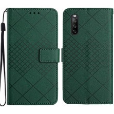 YH Market El Kayışı Kart Yuvası ile Sony Xperia 10 Vi Manyetik Kapak Için Flip Case (Yurt Dışından)