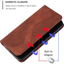 YH Market Samsung Galaxy A71 4g Manyetik Folio Kapak Cüzdan Kickstand Pu (Yurt Dışından)