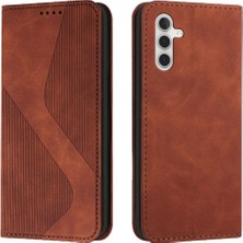 YH Market Samsung Galaxy A14 Için Kılıf 4g/5g Cüzdan Kickstand Folio Kapak Kart Yuvaları (Yurt Dışından)