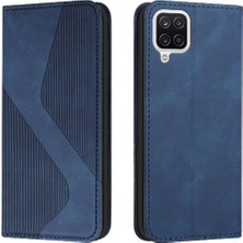 YH Market Samsung Galaxy A12/M12 Cüzdan Kickstand Pu Deri Manyetik Kart (Yurt Dışından)