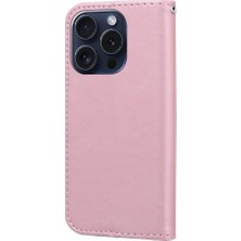 YH Market IPhone 15 Için Flip Case Pro Cüzdan Kılıf Darbeye Kapak Kapak (Yurt Dışından)