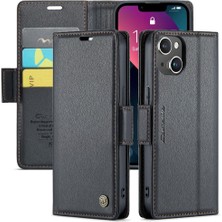 YH Market IPhone 14 Için Caseme Durumda Cüzdan Kılıf Kickstand Anti Dolandırıcılık Kart Yuvası Kılıf (Yurt Dışından)