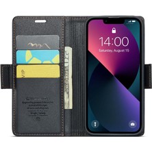 YH Market IPhone 14 Için Caseme Durumda Cüzdan Kılıf Kickstand Anti Dolandırıcılık Kart Yuvası Kılıf (Yurt Dışından)