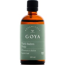 Goya Botanicals Tatlı Badem Yağı - 100 ml - Soğuk Sıkım - %100 Saf ve Doğal