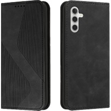 YH Market Samsung Galaxy A24 4g Cüzdan Kickstand Pu Deri Folio Flip Kart (Yurt Dışından)