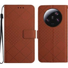 YH Market El Kayışı Elmas ile Xiaomi 14 Ultra Cüzdan Pu Deri Için Flip Case (Yurt Dışından)