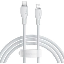 Baseus Pudding Serisi İPhone 14 13 12 11 x 7 8 Serileriyle Uyumlu 20W Type-C to iPhone Uyumlu Hızlı Şarj ve Data Aktarım Kablosu