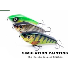 Tlg Shop No.4 Stili 3..5oz Minnow Balıkçılık Cazibesi Biyonik Sert Yem Batan Cazibesi Pislik Yem Crankbait Gerçekçi Yapay Balıkçılık Cazibesi (Yurt Dışından)