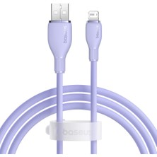 Baseus Pudding Serisi Usb To iPhone uyumlu Lightning USB iPhone Uyumlu 2.4 Amper Hızlı Şarj ve Data Aktarım Kablosu iPhone 14 , 13 ,12 11 ,x , 7 , 8 , 6 uyumlu MOR