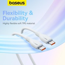 Baseus Pudding Serisi İPhone 14 13 12 11 x 7 8 Serileriyle Uyumlu 20W Hızlı Şarj ve Data Aktarım Kablosu