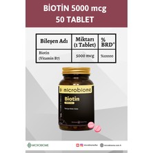 Microbiome Biotin 5000 Mcg 50 Tablet