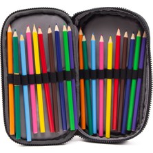 Nemo Bags Kalem Kutusu Bej Organizer Su Geçirmez Krinkıl Kumaş Kaff Kalem Bölmeli Kalemlik Kalemkutu