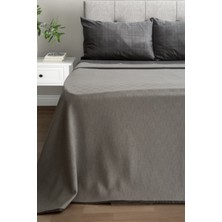 Alla Turca Çift Kişilik  Pamuk Pike Gri