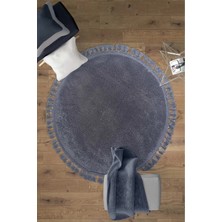 Saraz Halı Saraz Halı yuvarlak Comfort Puffy antrasit