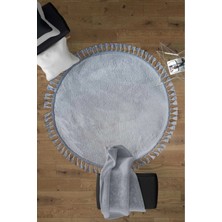 Saraz Halı Saraz Halı yuvarlak Comfort Puffy gri
