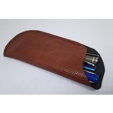 Mahfuz Hakiki Deri El Emeği Özel Kalemleriniz Için  Kalem Kutu 17,5 cm 7 cm ( 3-4 Kalem Için )  30N3