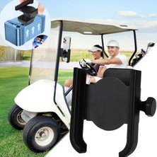 Bantian Golf Arabası Ezgo/club Car/yamaha Için Yükseltilmiş Manyetik Telefon Tutucu Montajı, Alüminyum Alaşımlı Telefon Montajı, Ultra Güçlü 6*N52 Mıknatıslar, Evrensel Hepsi 4,7-7,2 Inç I (Yurt Dışından)