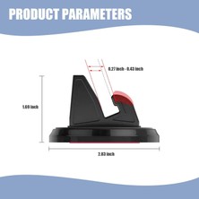 Bantian Pc Araç Kontrol Paneli Cep Telefonu Tutacağı, Telefon Sabitleme Cihazı, 360 Derece Dönen Navigasyon Braketi, Otomobil Iç Ürünleri, Çoğu Otomobil, Suv ve Van Için Evrensel (Siyah) (Yurt Dışından)