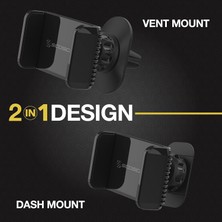 Bantian UH4DVM-SP Carmount 2'si 1 Arada Araba Için Evrensel Telefon Havalandırması Veya Ön Panel Montajı | 360° Dönüşle Taşınabilir ve Ayarlanabilir (Yurt Dışından)