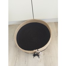 Karelim Home Kedi Köpek Sepeti Oyuncak Organizeri Kedi Uyku Sepeti Çok Amaçlı Dekoratif Organizer Sepet 40X14