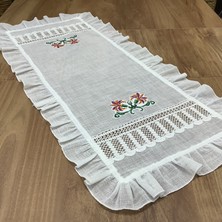 Oya Home Kaneviçe & El Dantelli Oda Takımı-3 Parça