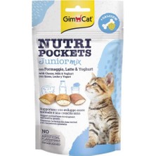 Gimcat Nutripockets Kedi Ödülü Junior Mix Tablet 60G