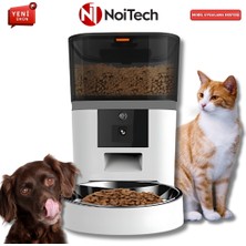 Noitech Pet Feeder 1080P Ayarlanabilir Kameralı- Wifili- Kedi Köpek Akıllı Mama Kabı