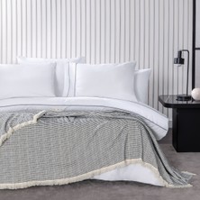 Yataş Nesta Çift Kişilik Yatak Örtüsü - Antrasit