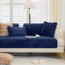 Baladi Home Kalın Tavşan Peluş Üç Kişilik Koltuk Örtüsü ( 80*190CM ) Sadece Oturma Alanı Için