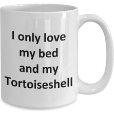 Bexdore Esprili Kaplumbağa Kabuğu Kupa - Kaplumbağa Kabuğu Kedi Kahve Fincanı - İngilizce Kahve Kupa