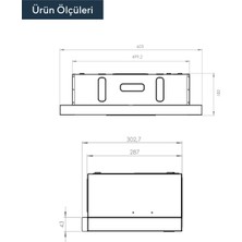 Kumtel Inox Panel Sürgülü Aspiratör DS6-905