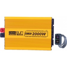 Mexxsun Tam Sinus Şarjlı / Ekranlı 12V 2000W Inverter