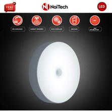 Noitech Hareket Sensörlü 8 Ledli Dahili Bataryalı LED Işık 6000K Beyaz
