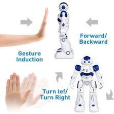 Chronus Çocuklar Için Hareket Tanıma Rc Robotu, Şarkı Söyleyen, Dans Eden, Konuşan (Mavi) (Yurt Dışından)