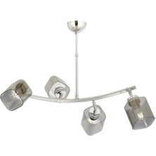 Avonnı AV-60272-4K-YM Krom Kaplama Modern Avize E27 Metal Cam 65X45CM