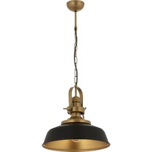 Avonnı  Siyah Boyalý Modern Avize E27 Metal 35CM